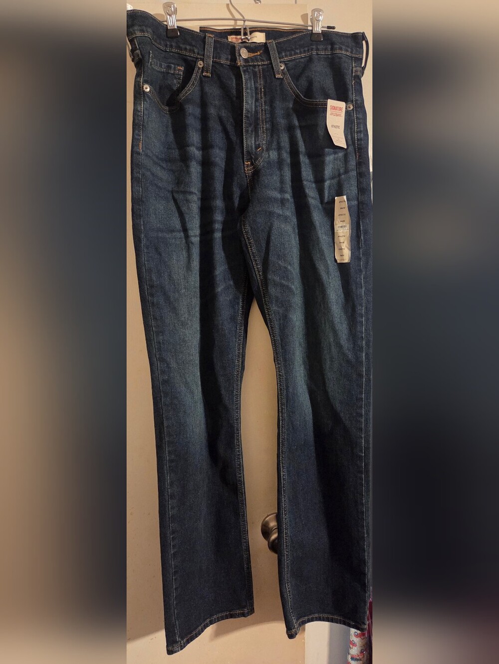 Levi's Dark Blue Straight Jeans